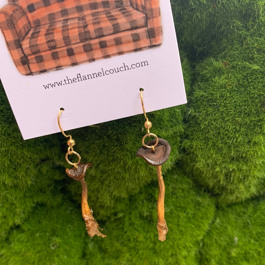 Wild Ontario Mushrooms Earrings