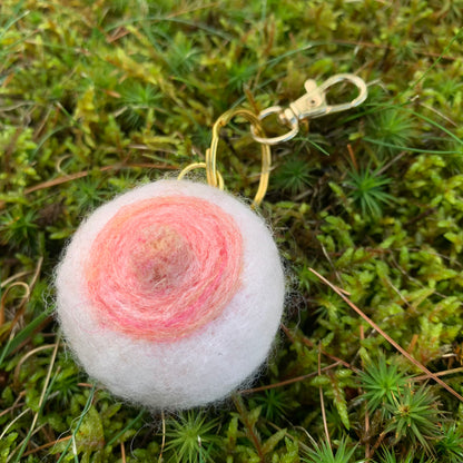 Felted Boobies Keychains