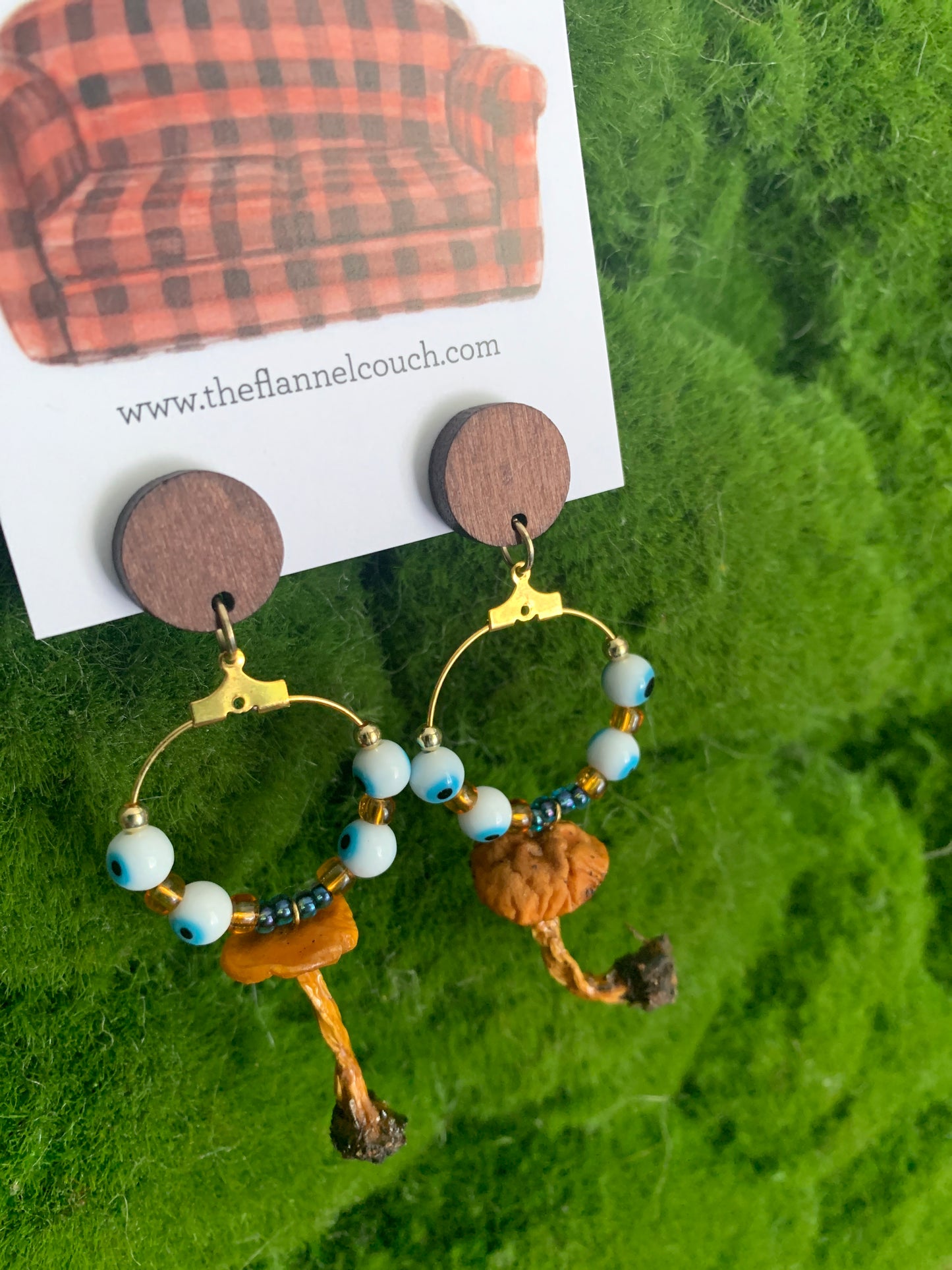 Wild Ontario Mushrooms Earrings