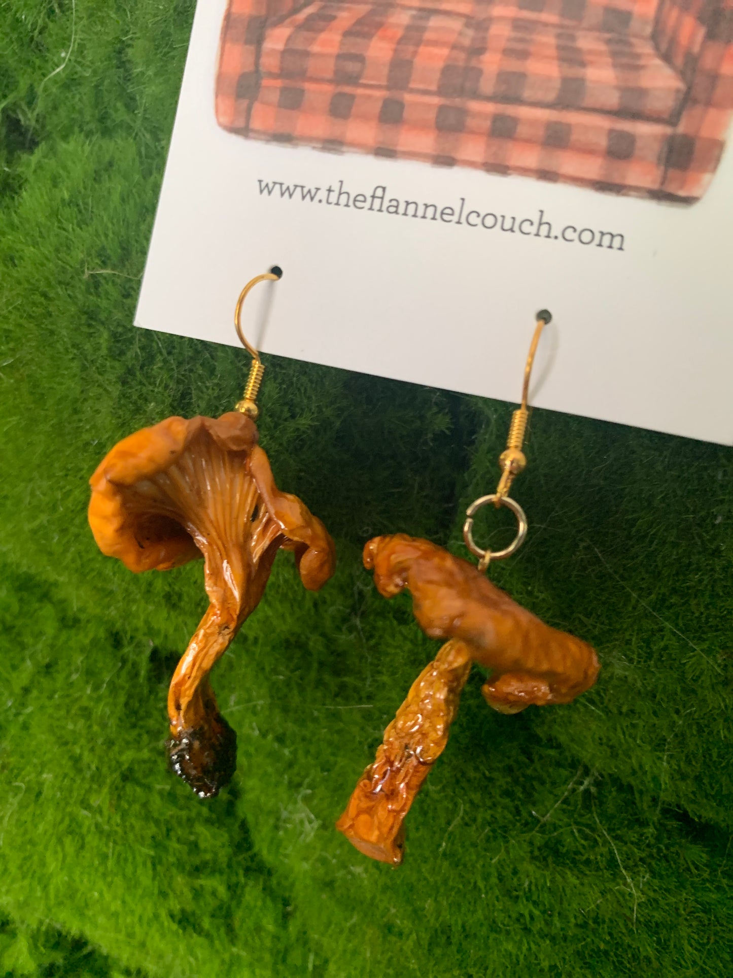 Wild Ontario Mushrooms Earrings