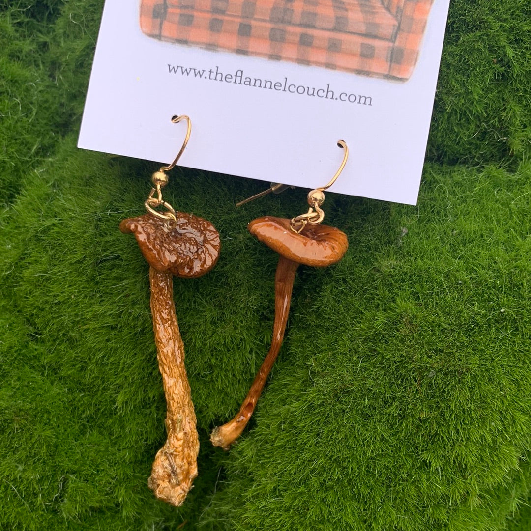 Wild Ontario Mushrooms Earrings