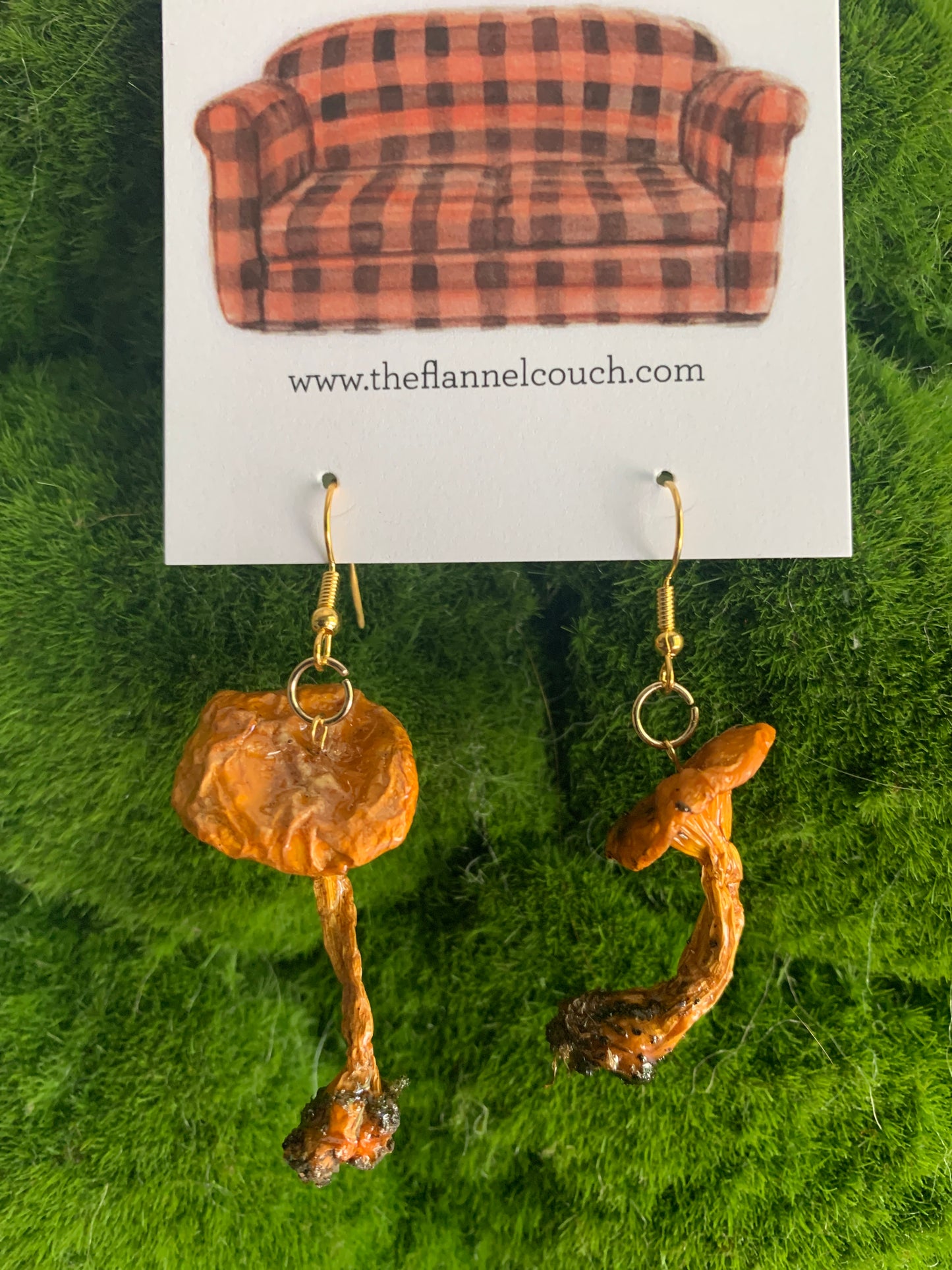 Wild Ontario Mushrooms Earrings