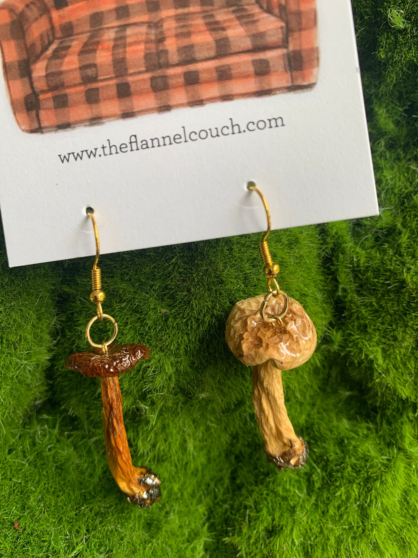 Wild Ontario Mushrooms Earrings