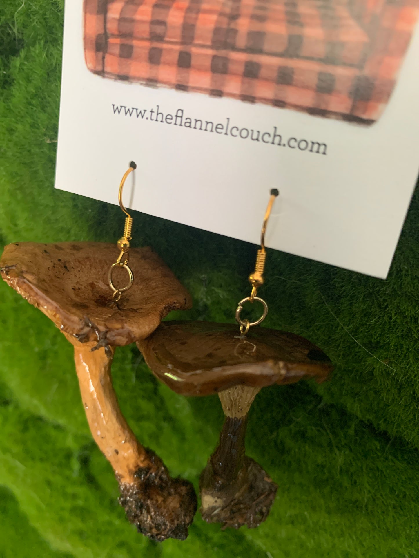 Wild Ontario Mushrooms Earrings