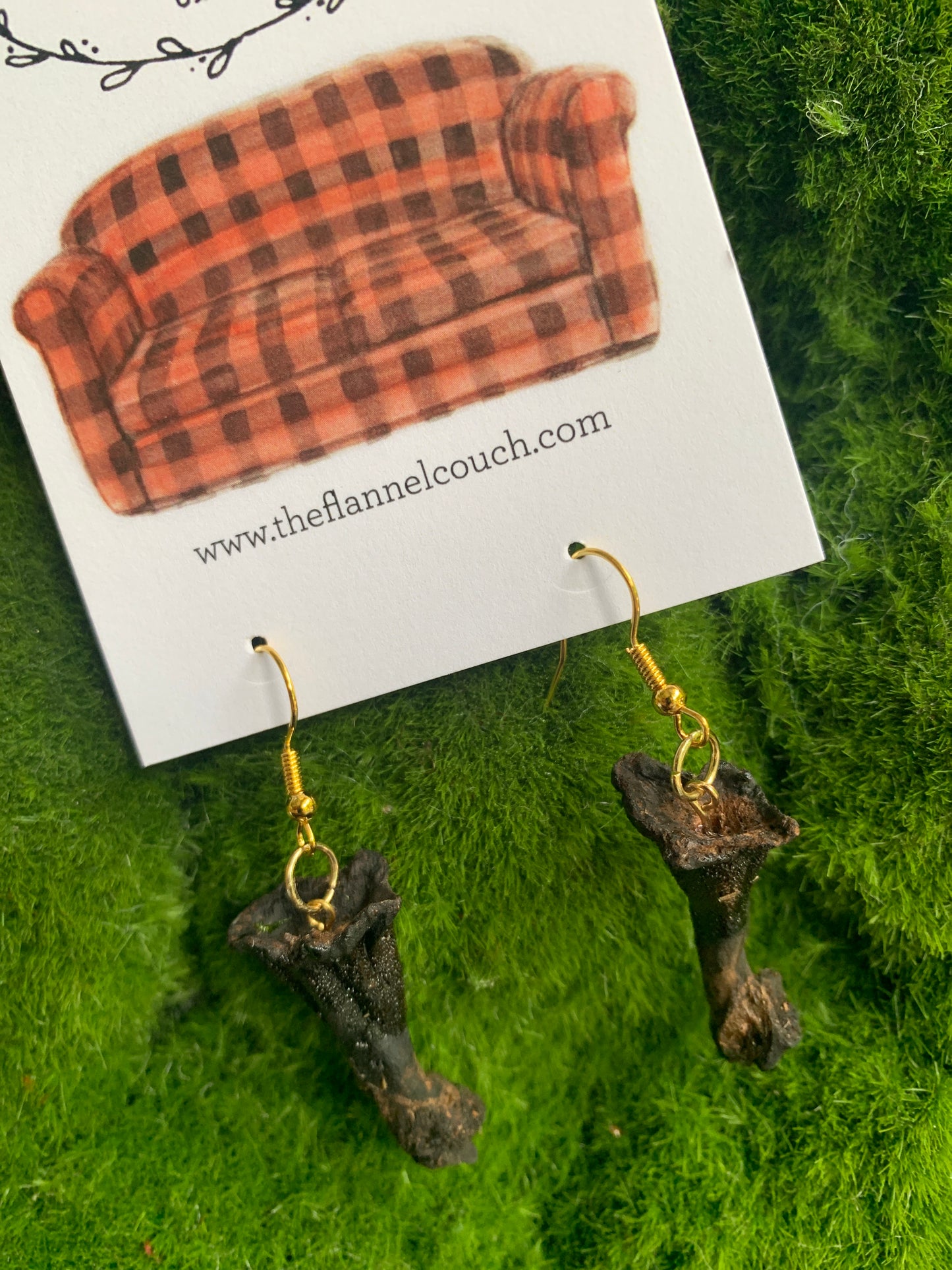 Wild Ontario Mushrooms Earrings