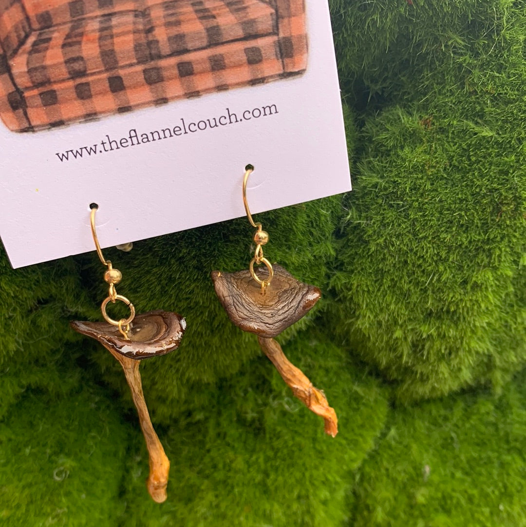 Wild Ontario Mushrooms Earrings