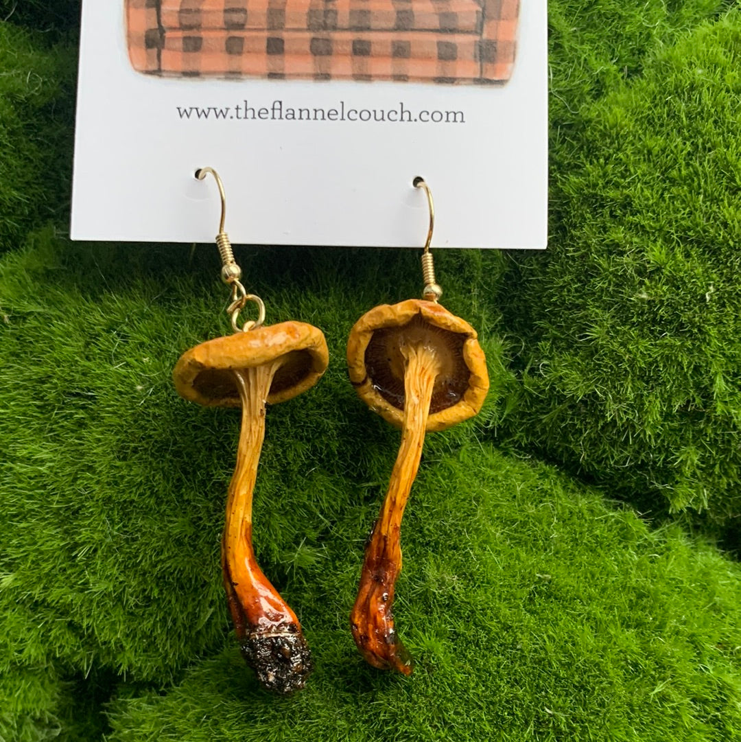 Wild Ontario Mushrooms Earrings