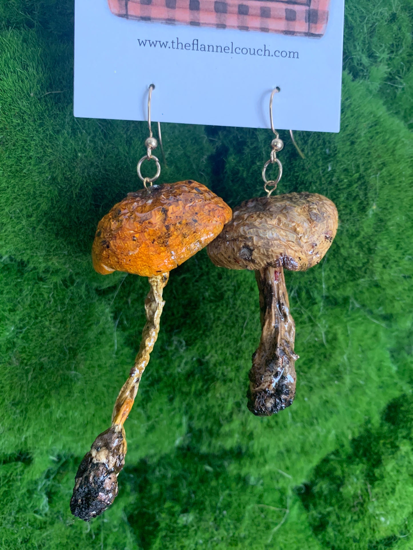 Wild Ontario Mushrooms Earrings