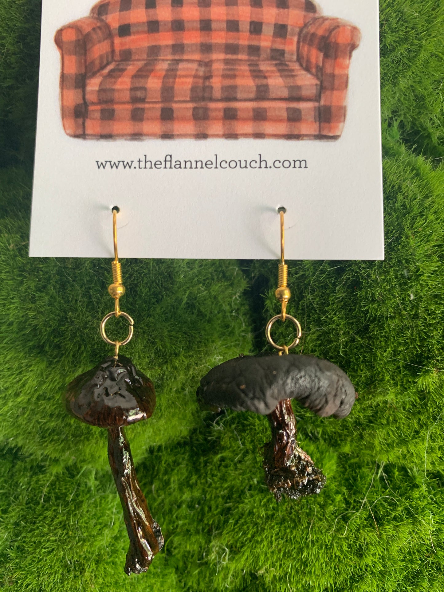 Wild Ontario Mushrooms Earrings