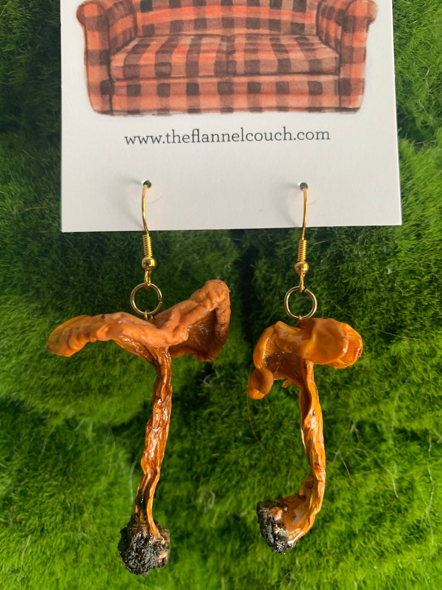 Wild Ontario Mushrooms Earrings