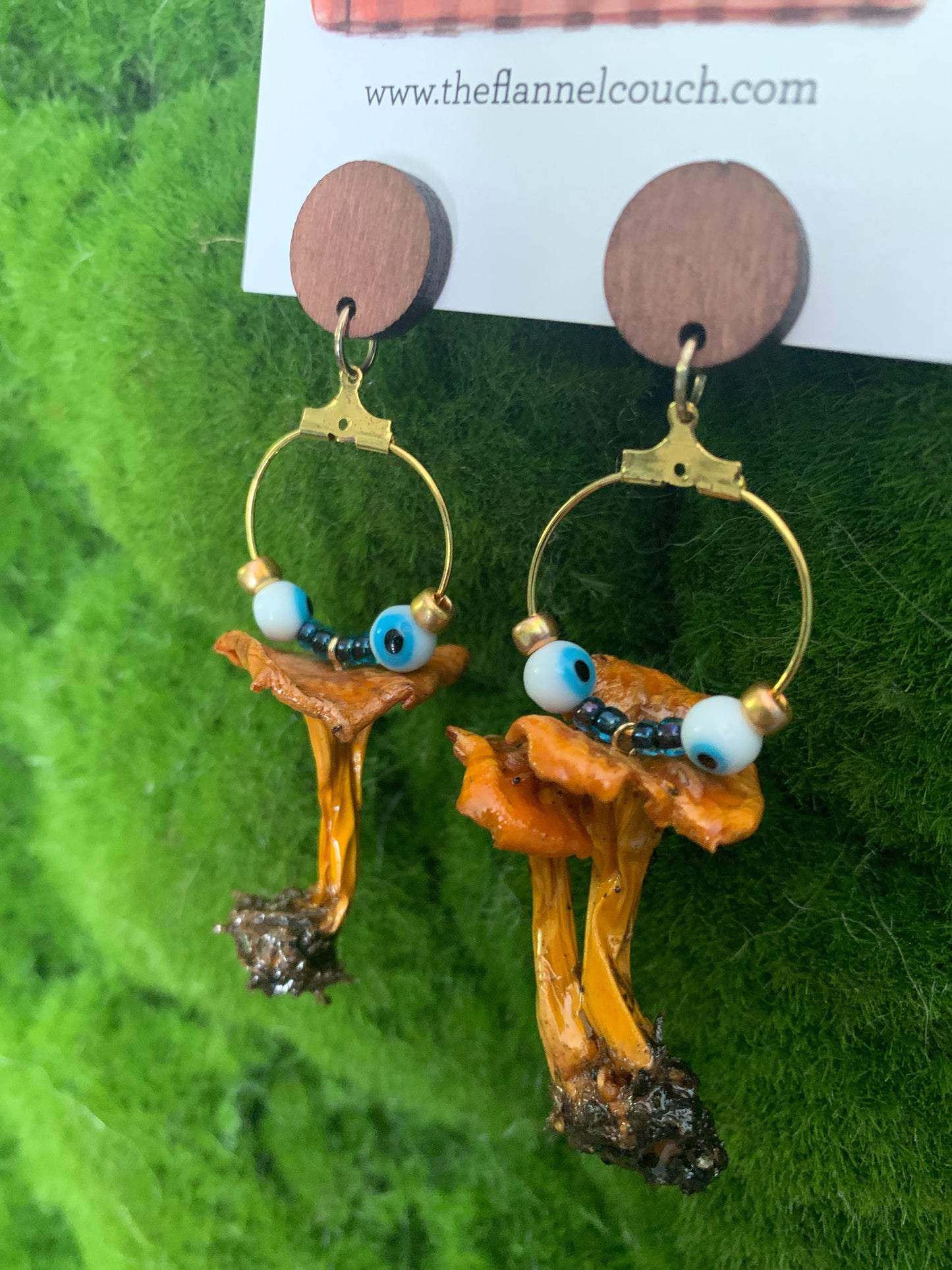 Wild Ontario Mushrooms Earrings