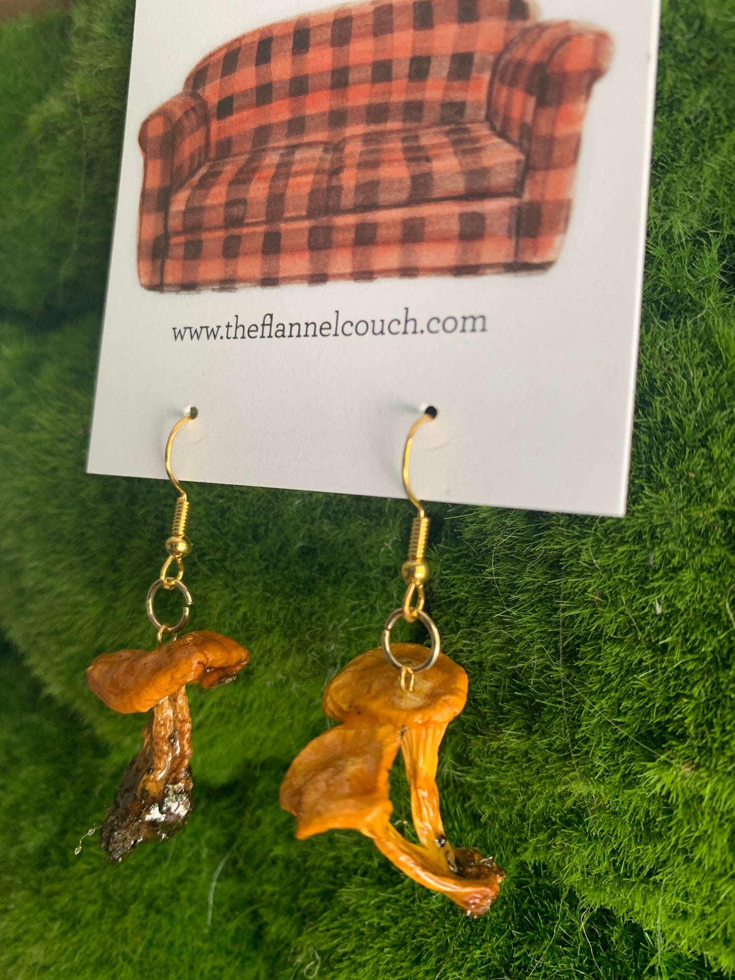 Wild Ontario Mushrooms Earrings