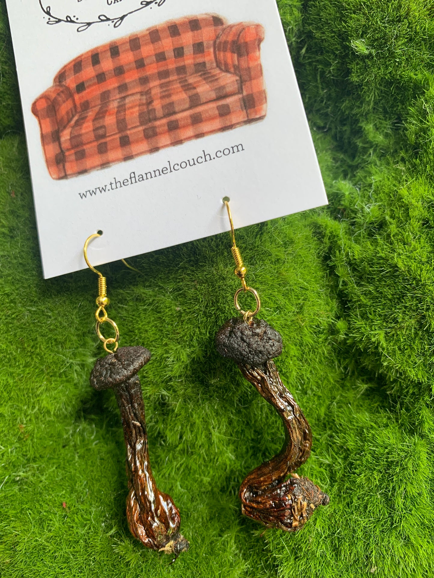 Wild Ontario Mushrooms Earrings