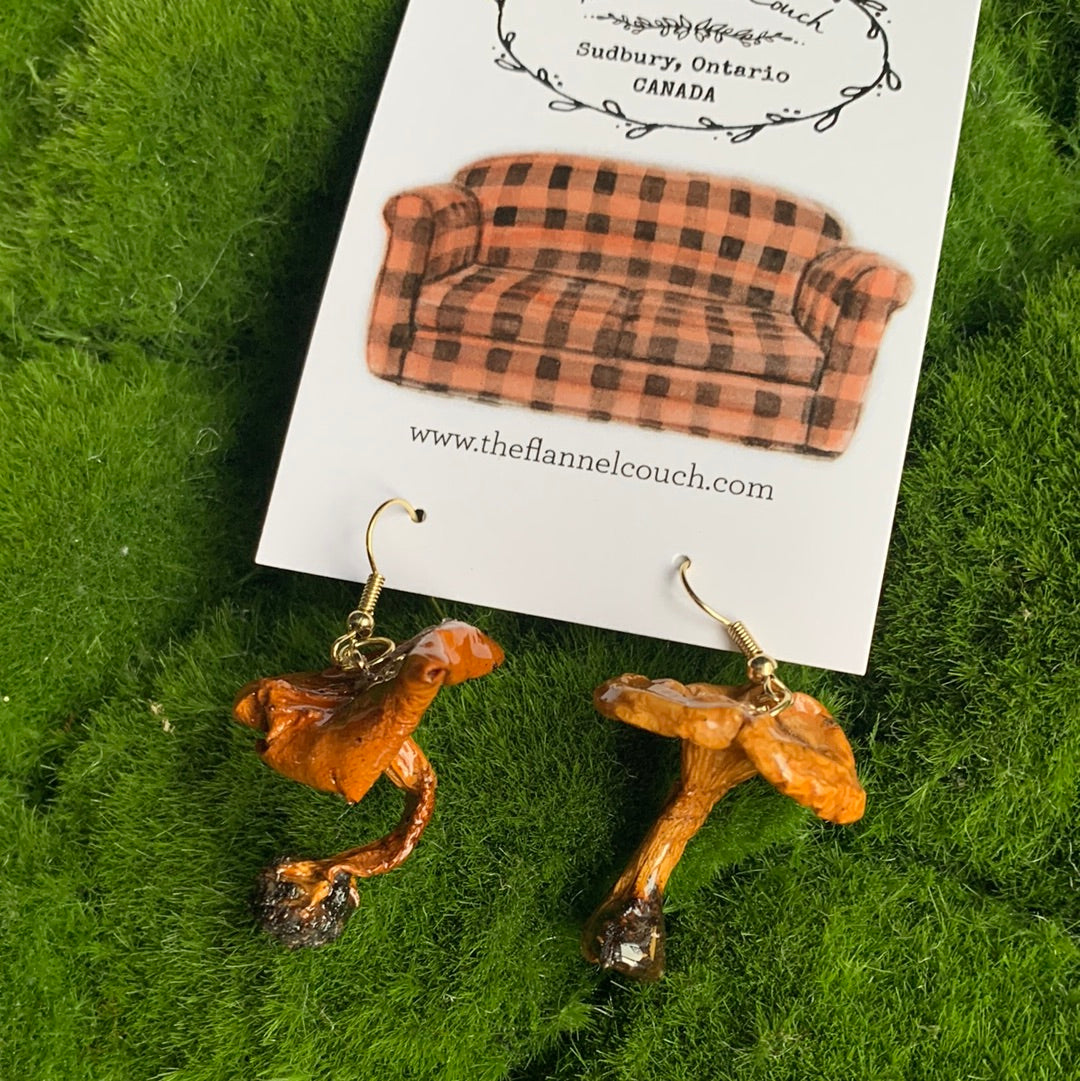 Wild Ontario Mushrooms Earrings