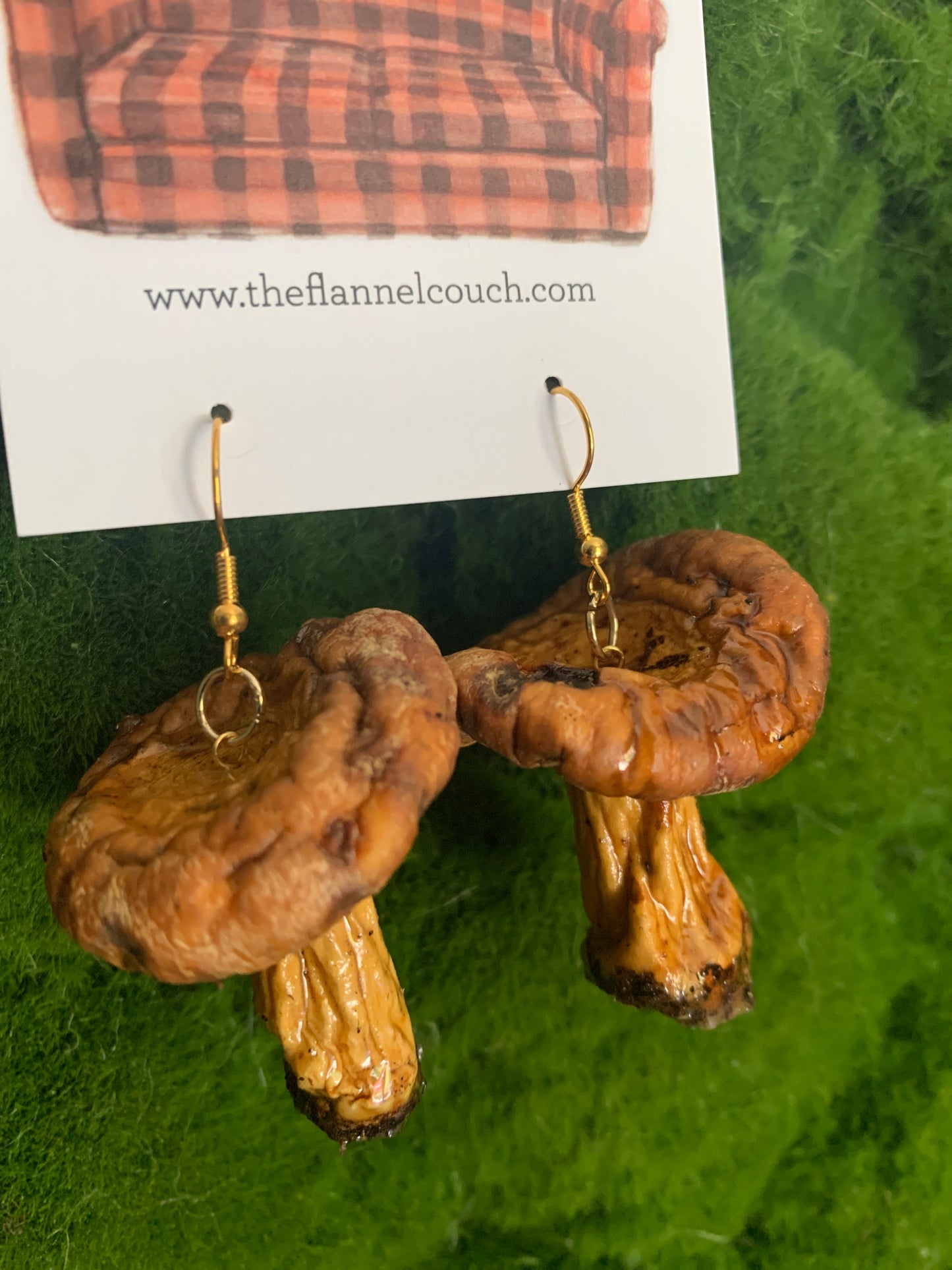 Wild Ontario Mushrooms Earrings