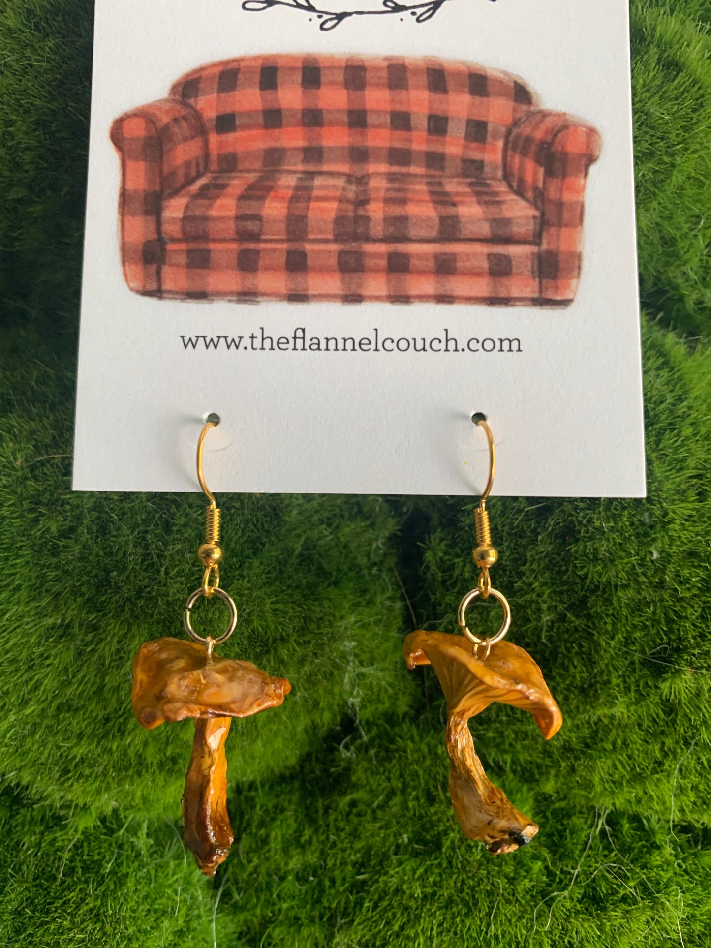 Wild Ontario Mushrooms Earrings