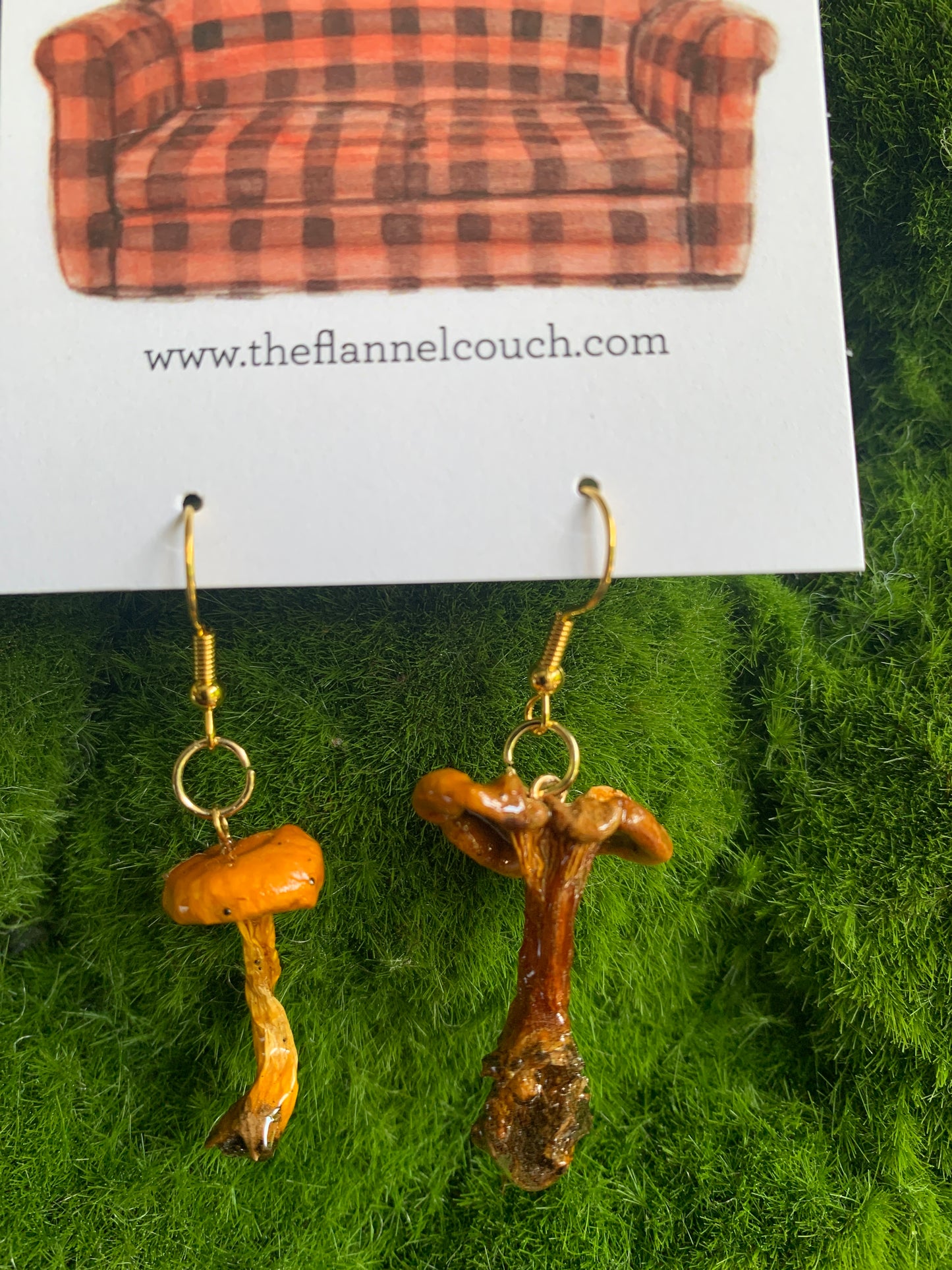 Wild Ontario Mushrooms Earrings