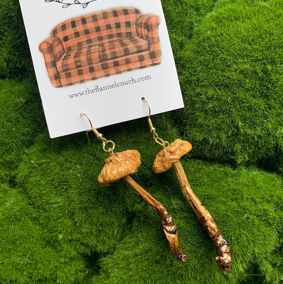 Wild Ontario Mushrooms Earrings