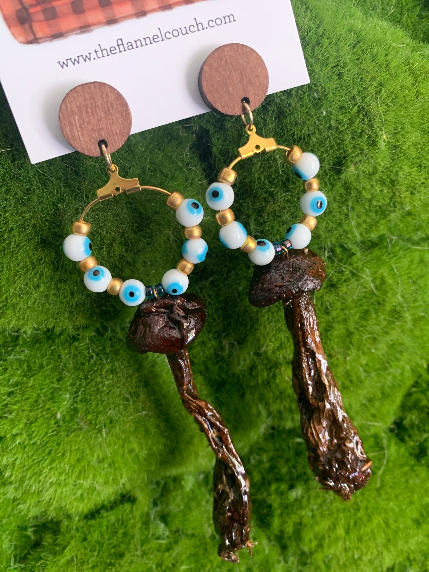 Wild Ontario Mushrooms Earrings