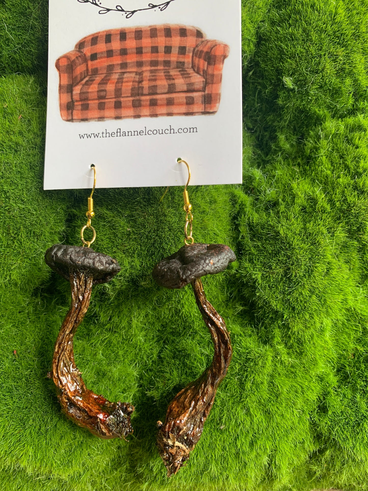 Wild Ontario Mushrooms Earrings