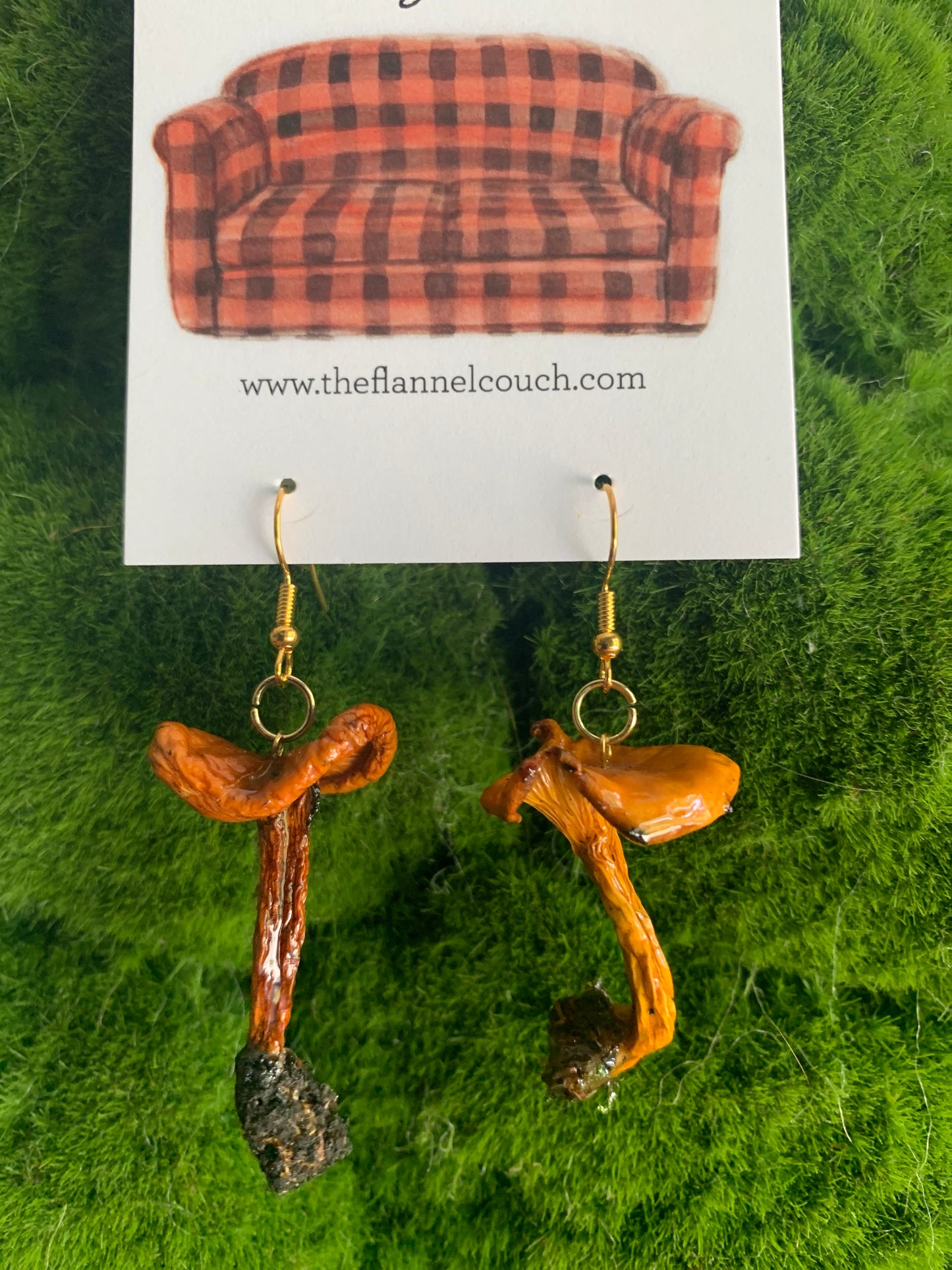 Wild Ontario Mushrooms Earrings