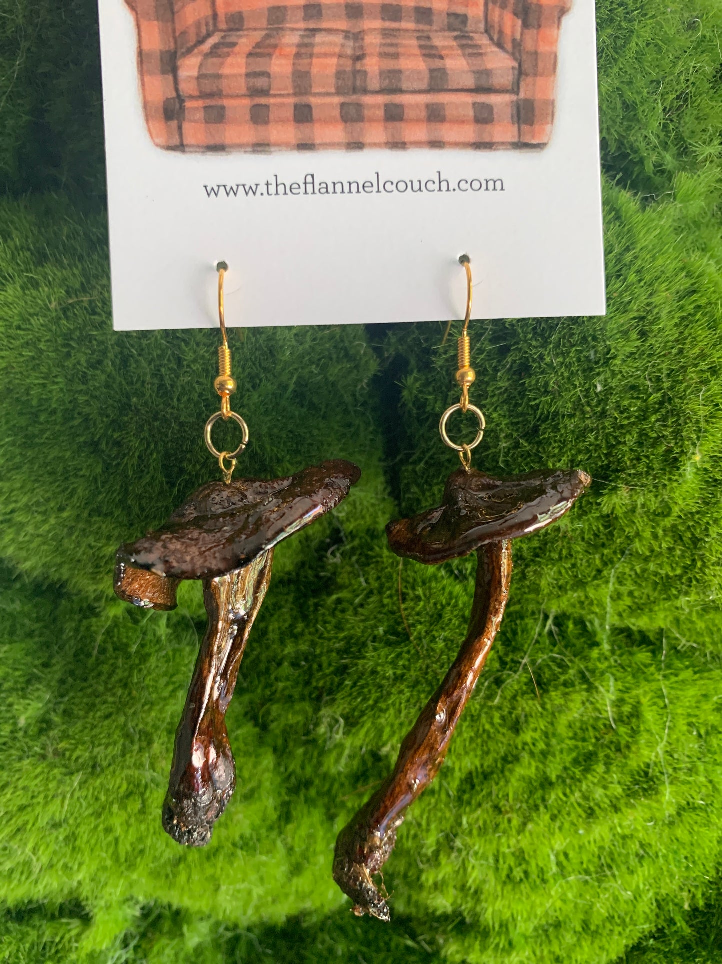 Wild Ontario Mushrooms Earrings