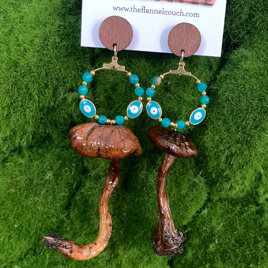 Wild Ontario Mushrooms Earrings