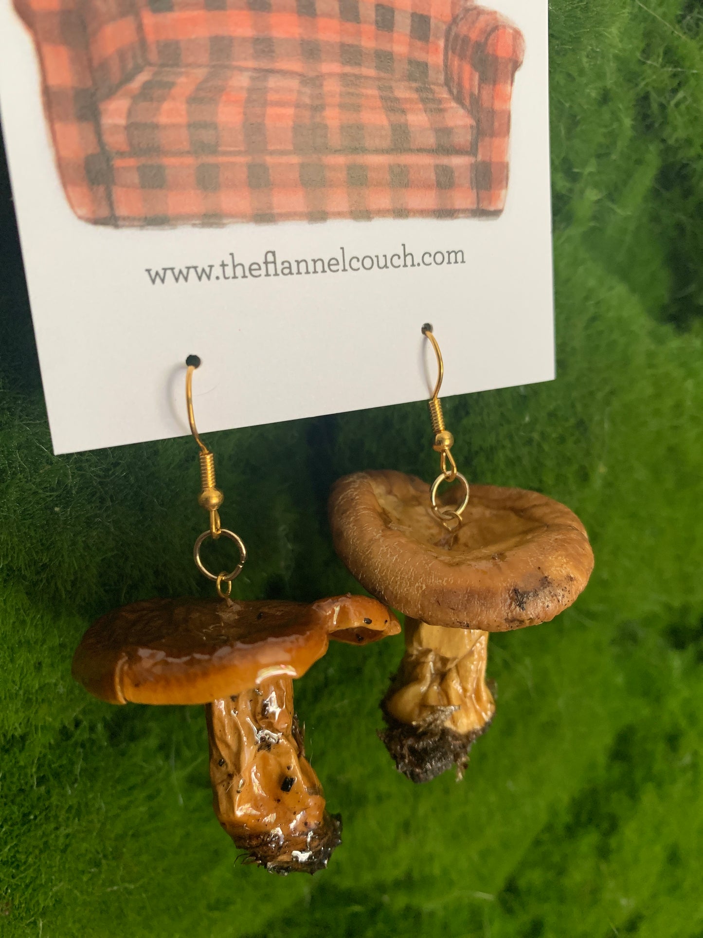 Wild Ontario Mushrooms Earrings